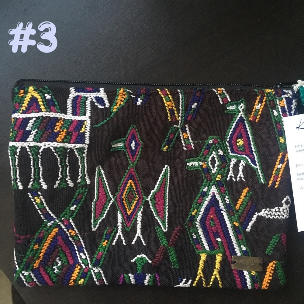 Handmade pouches by Ketzali